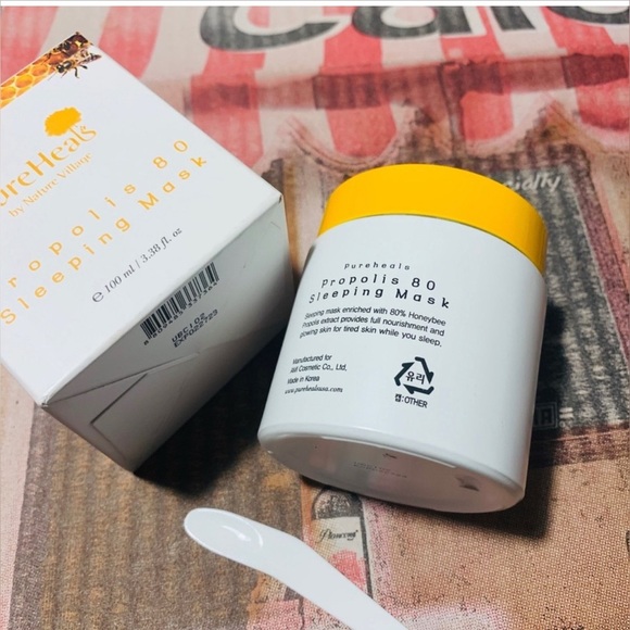 NIB PureHeals by Nature Village Propolis 80 Sleeping Mask Full Size - Picture 6 of 9